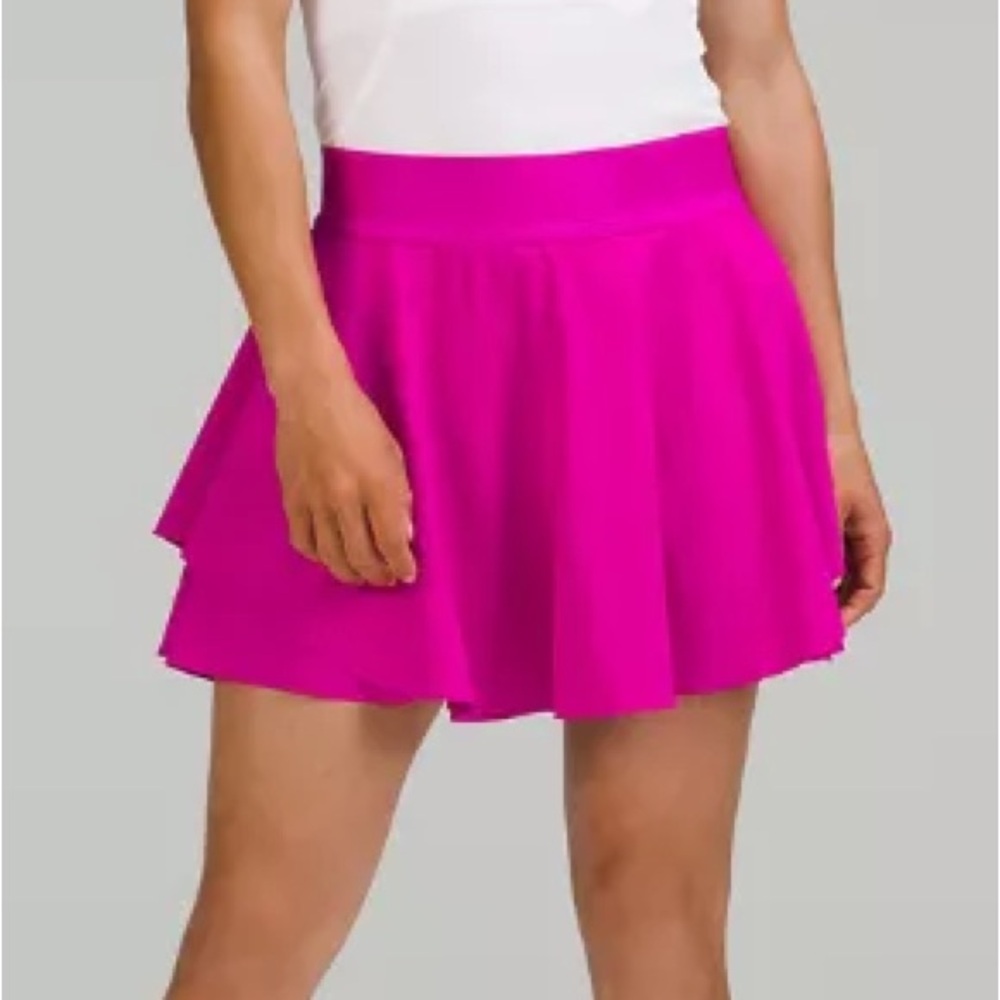 Lululemon Court Rival Skirt Size 6 Long in Perforated Purple Highlight - Picture 2 of 4